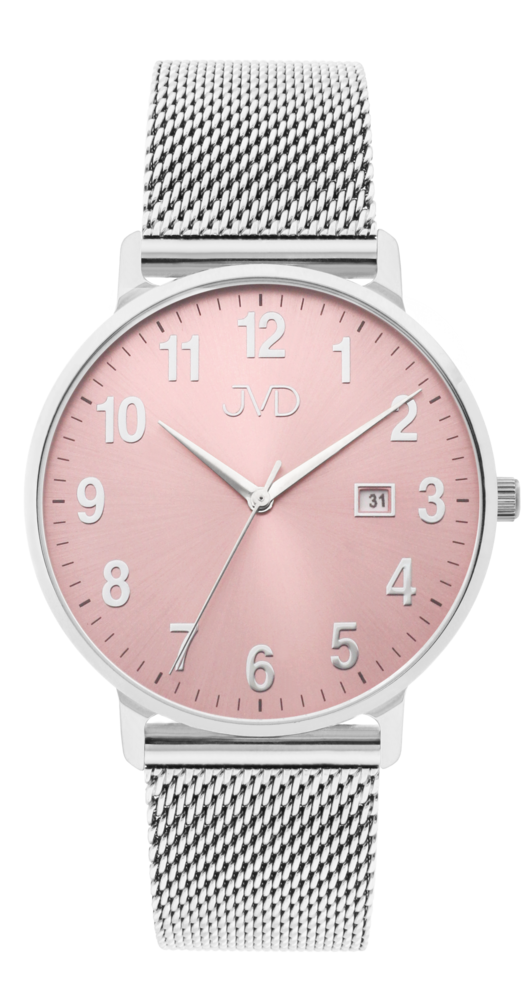 JVD Dámské náramkové hodinky s růžovým ciferníkem JVD J-TS41