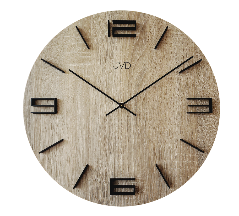 JVD Designové nástěnné dřevěné hodiny JVD HC27.3