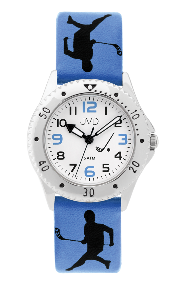 JVD Dětské florbalové modré náramkové hodinky JVD J7209.2