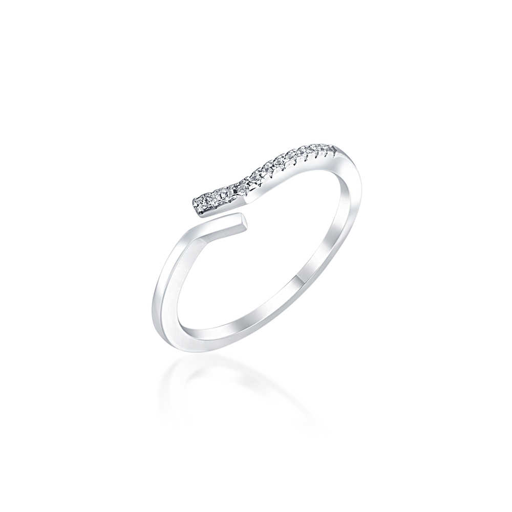 JVD Dámský stříbrný prsten se zirkony SVLR0644XE9BI59