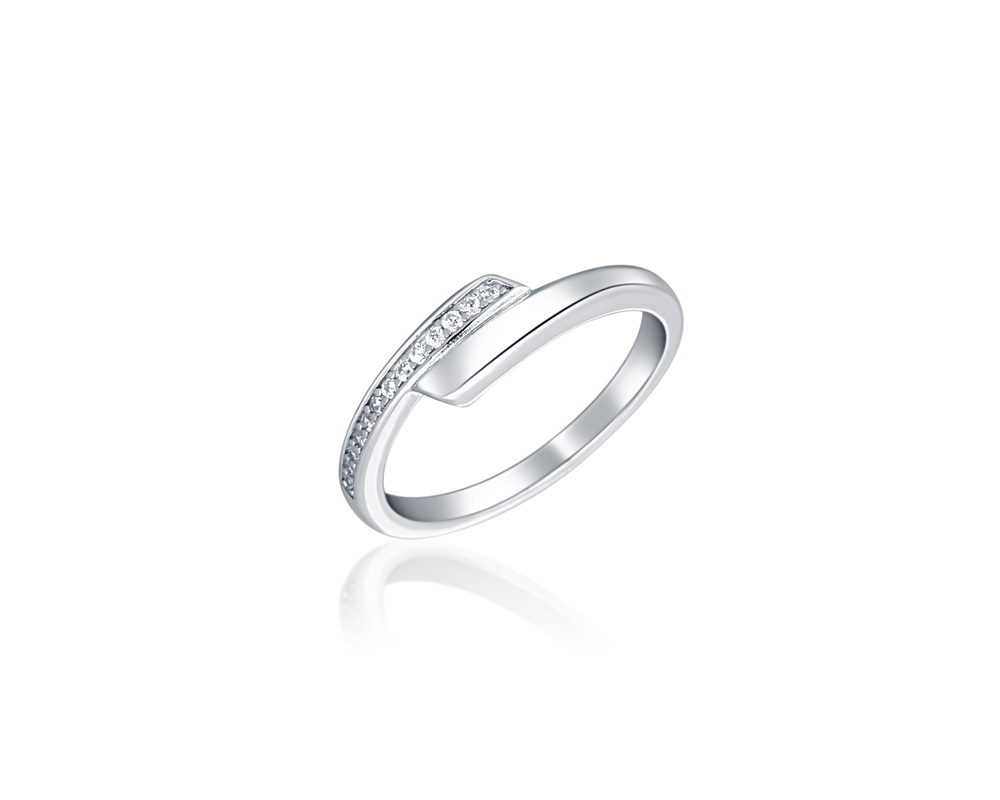 JVD Dámský stříbrný prsten se zirkony SVLR0692XH2BI56