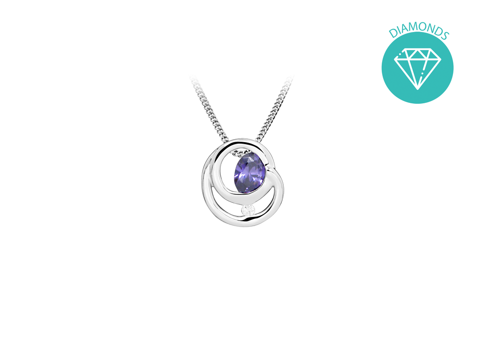 JVD Dámský stříbrný briliantový přívěsek BRILIANT SVLP0506SH8F100