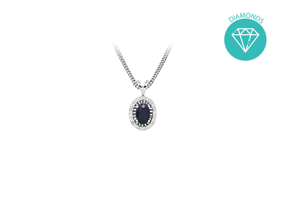 JVD Dámský stříbrný přívěsek s modrým zirkonem BRILIANT SVLP0504SH8M400