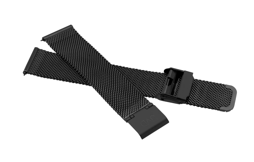 JVD Dámský kovový černý řemínek na hodinky JVD Touches RJ-TS-MILAN B
