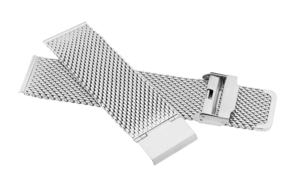 JVD Unisex stříbrný kovový řemínek na hodinky Kovový tah KT MILAN S/22