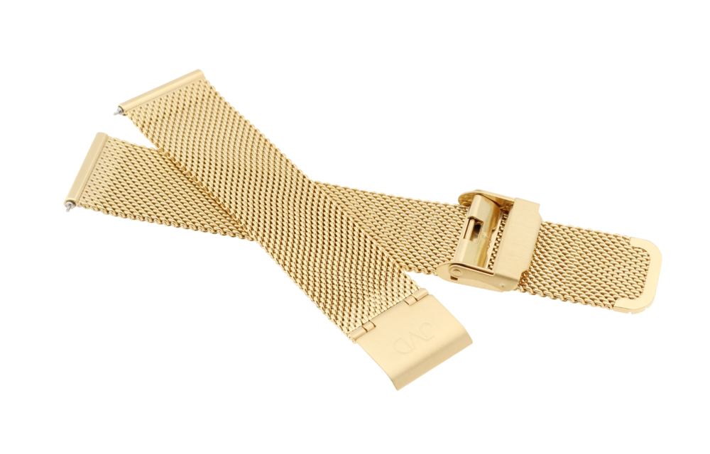 JVD Dámský kovový zlatý řemínek na hodinky JVD Touches RJ-TS-MILAN G