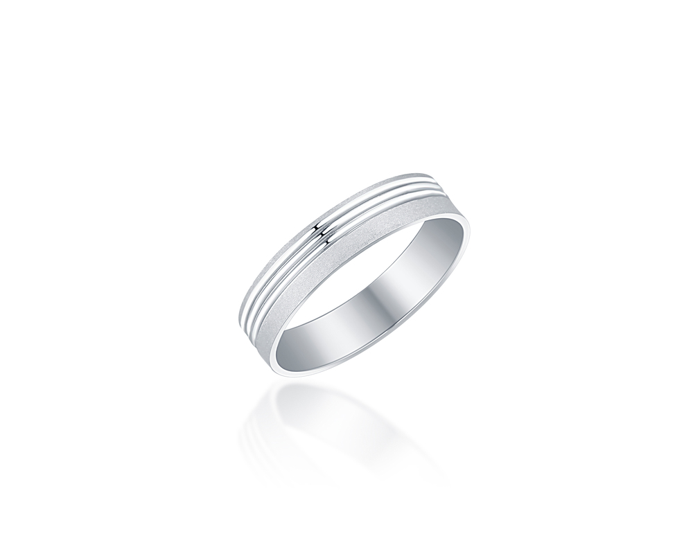JVD Snubní gravírovaný stříbrný prsten 925/1000 SVLR0520XH20061