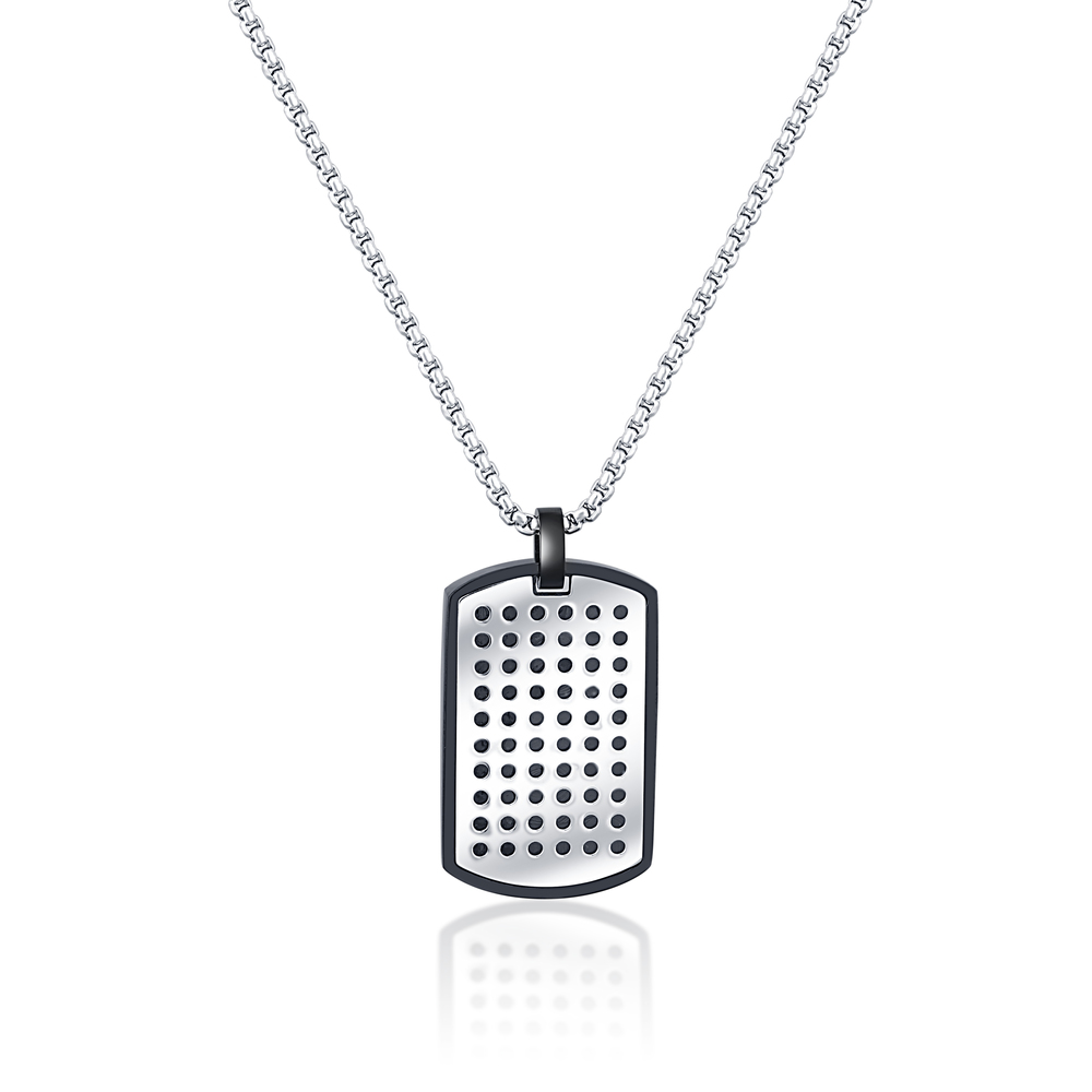 JVD Unisex ocelový náhrdelník SSSN0011XF9SS50