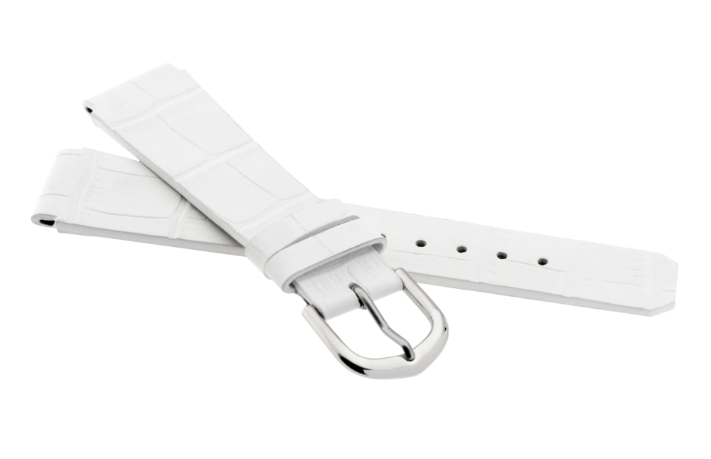 JVD Černý kožený pánský řemínek na hodinky JVDRC1162 20mm 