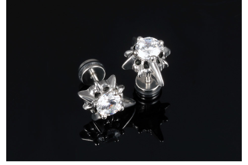 JVD Dámské ocelové peckové náušnice SSSE0076XF90000