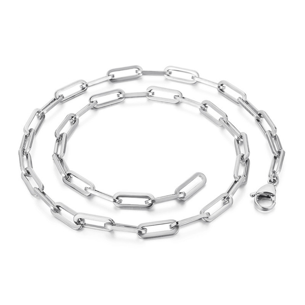 JVD Dámský pevný ocelový náhrdelník 50cm SSSN0028SJ30050