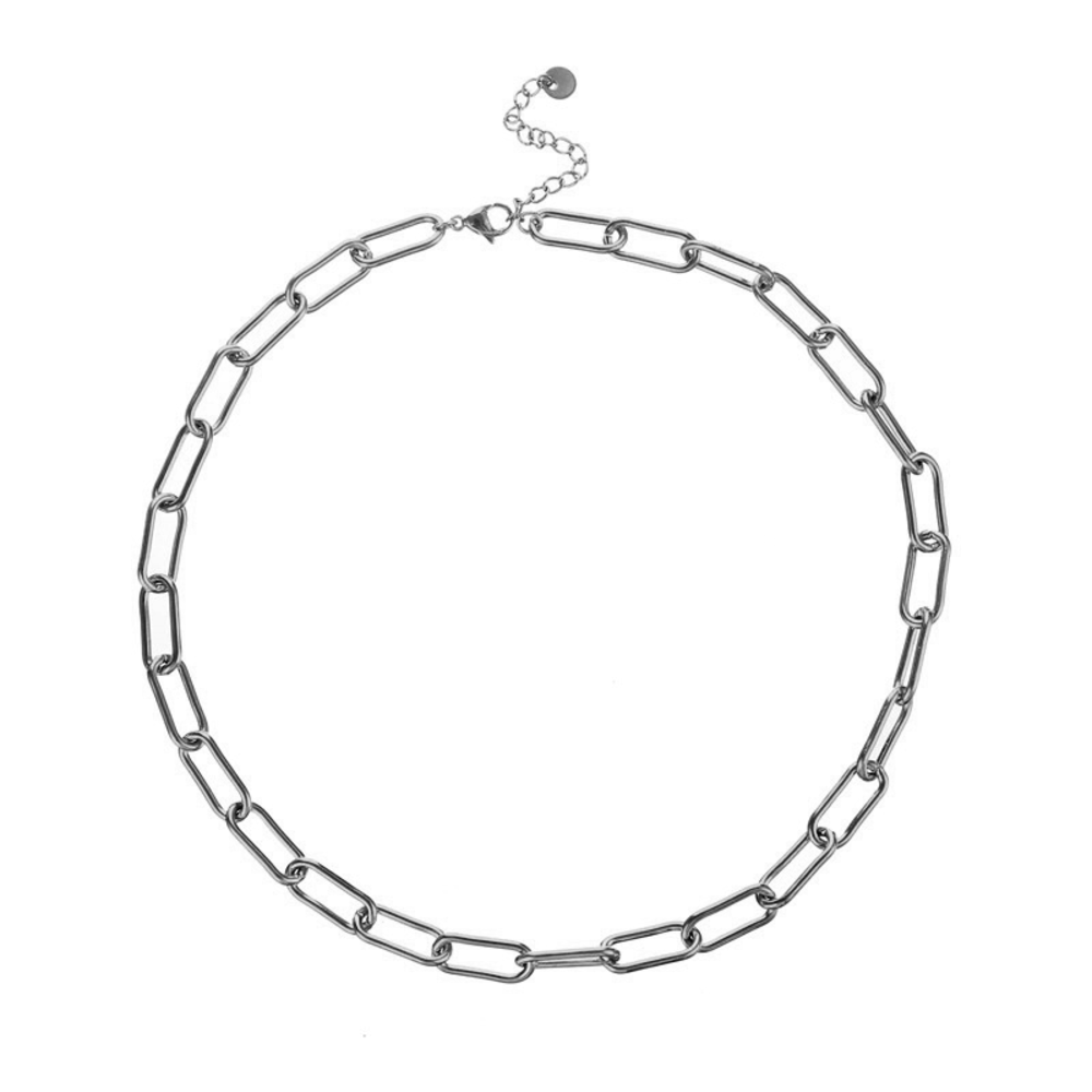 JVD Dámský pevný ocelový náhrdelník 45cm SSSN0029SJ30045