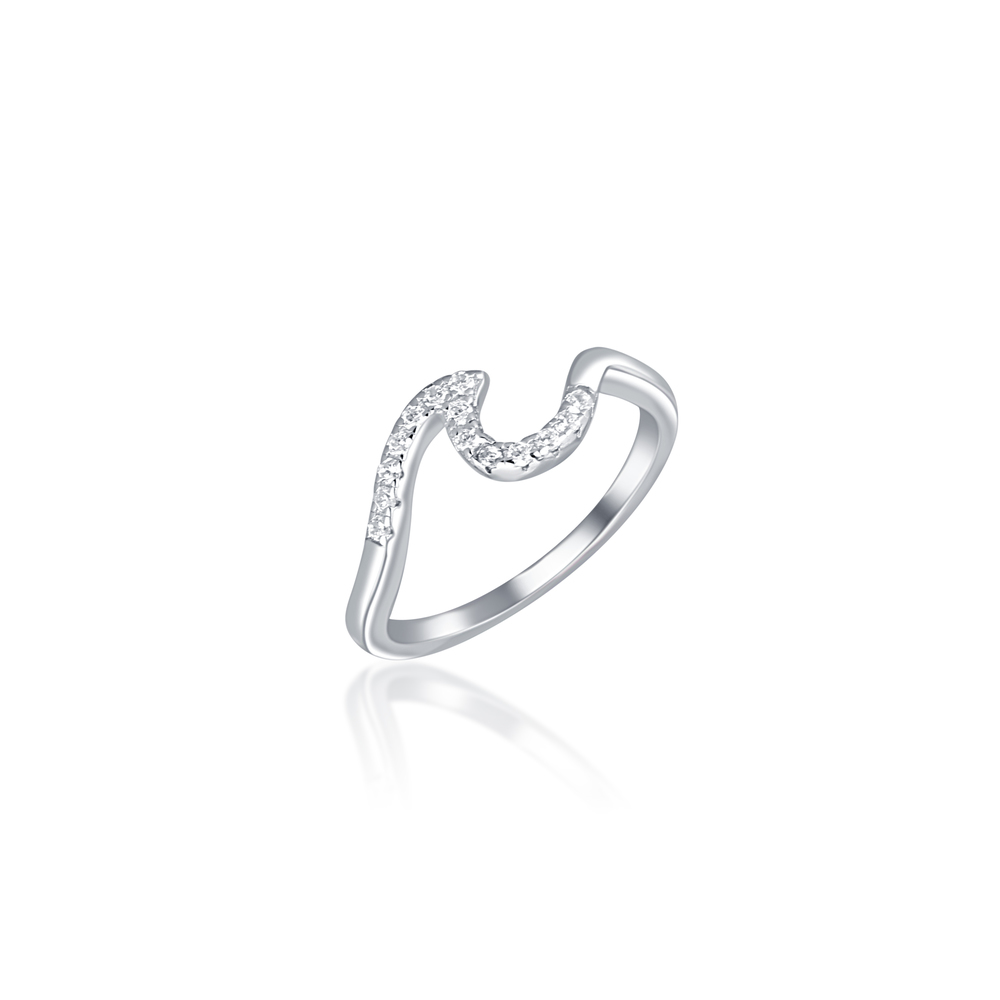 JVD Dámský stříbrný prsten se zirkony SVLR0718XH2BI56