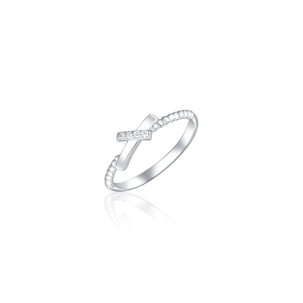 JVD Dámský stříbrný prsten se zirkony SVLR0764XI2BI60