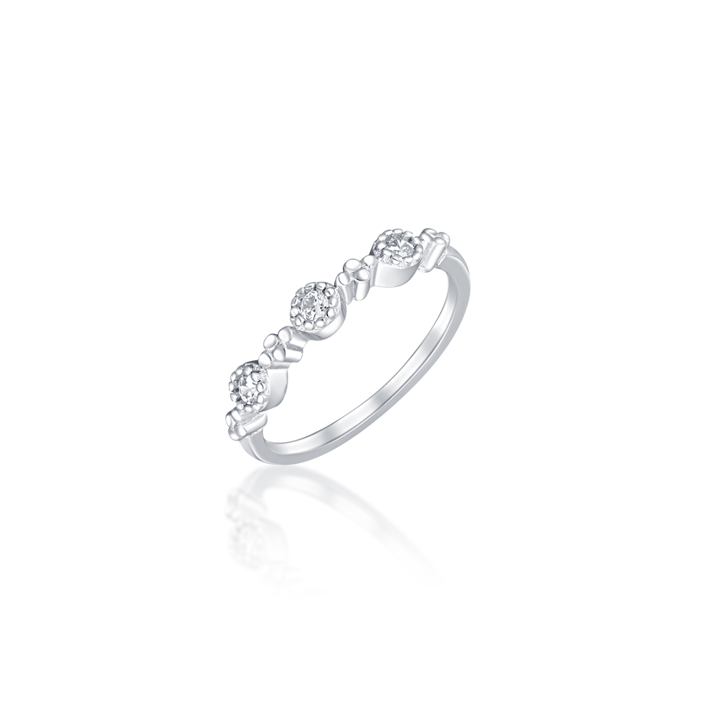 JVD Dámský stříbrný prsten se zirkony SVLR0759XI2BI60