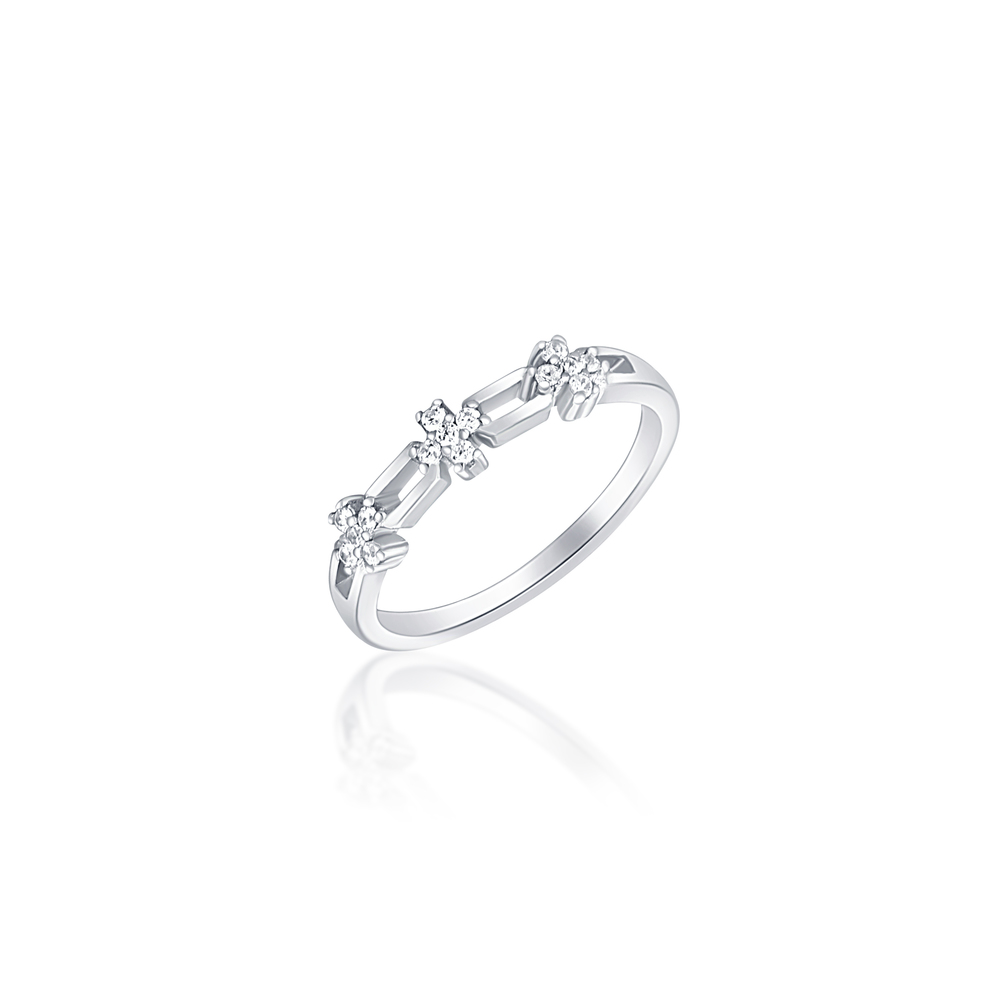 JVD Dámský stříbrný prsten se zirkony SVLR0762XI2BI58