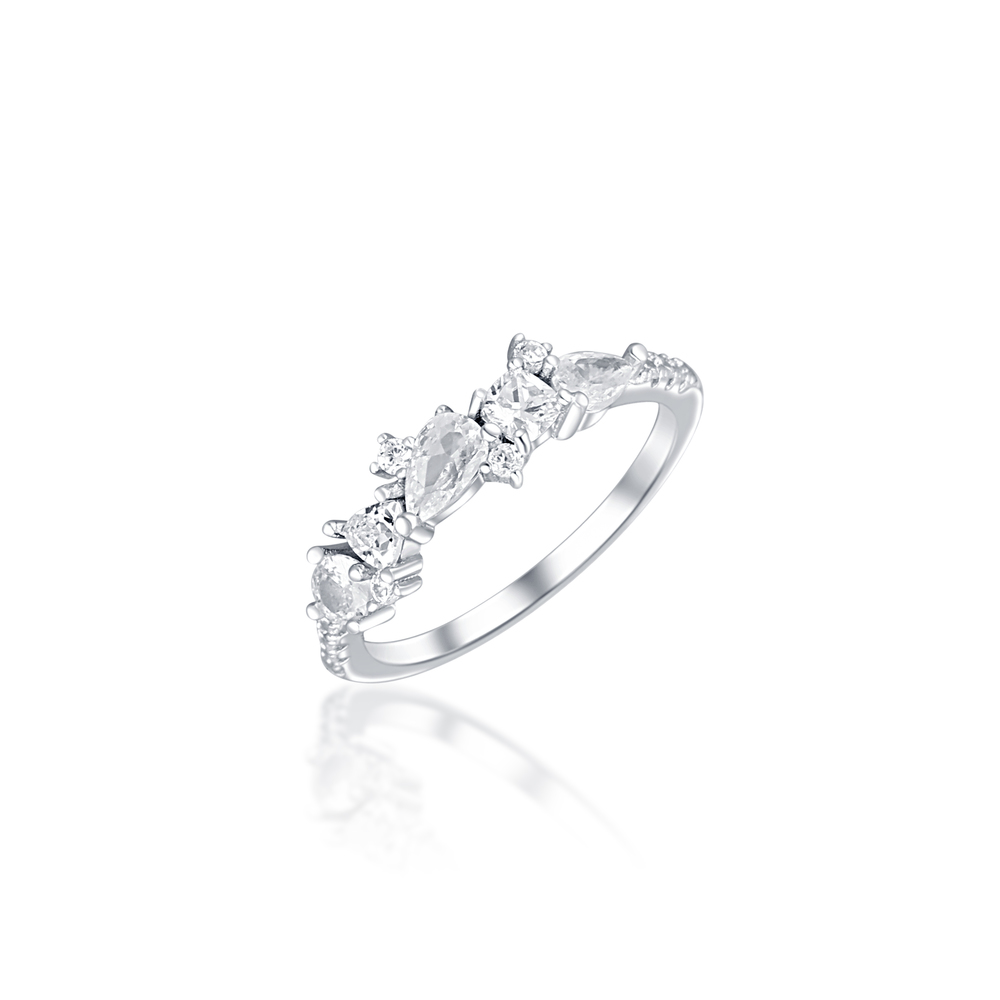 JVD Dámský stříbrný prsten se zirkony SVLR0756XI2BI560