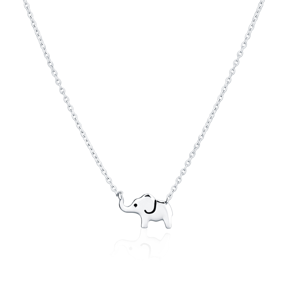 JVD Dámský stříbrný náhrdelník sloník SVLN0385X610045