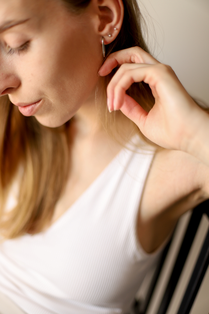 JVD Dámské kruhové ocelové náušnice SSSE0138XJ30000