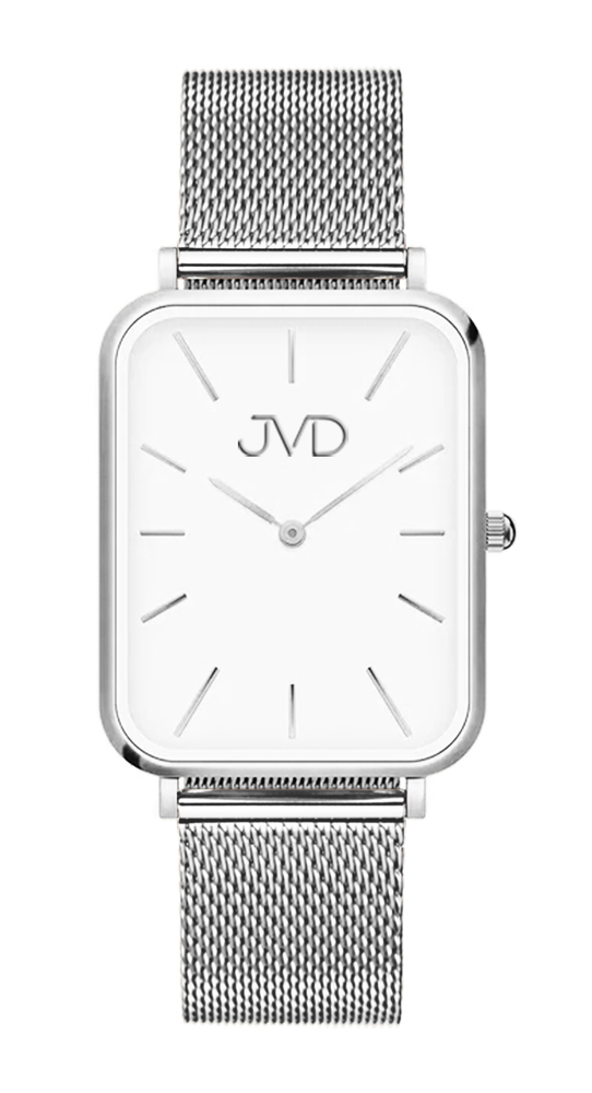 JVD Luxusní stříbrné dámské elegantní nerezové ocelové hodinky JVD J-TS60
