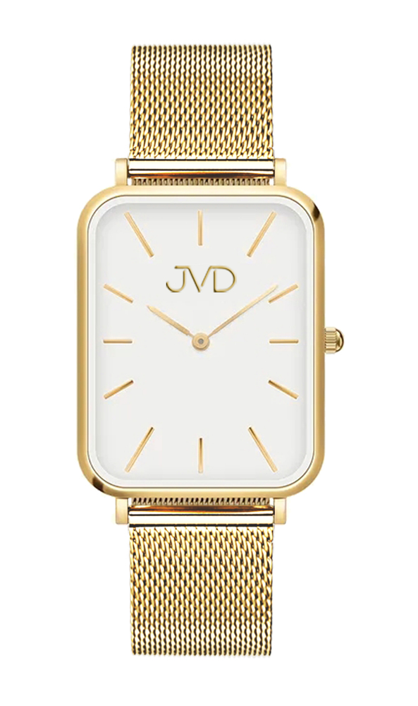 JVD Luxusní zlacené dámské elegantní nerezové ocelové hodinky JVD J-TS61