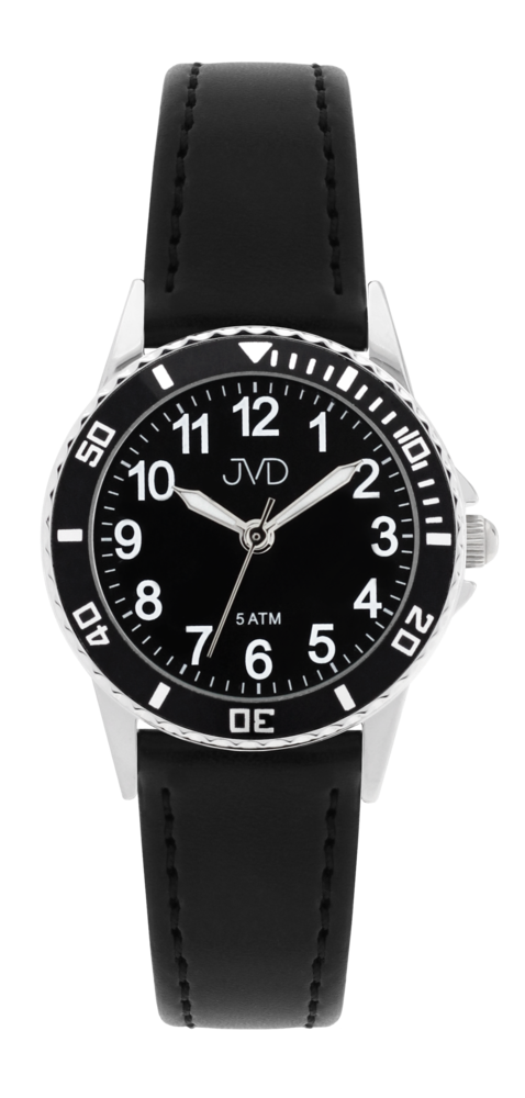 JVD Dětské chlapecké černé náramkové hodinky JVD J7217.3