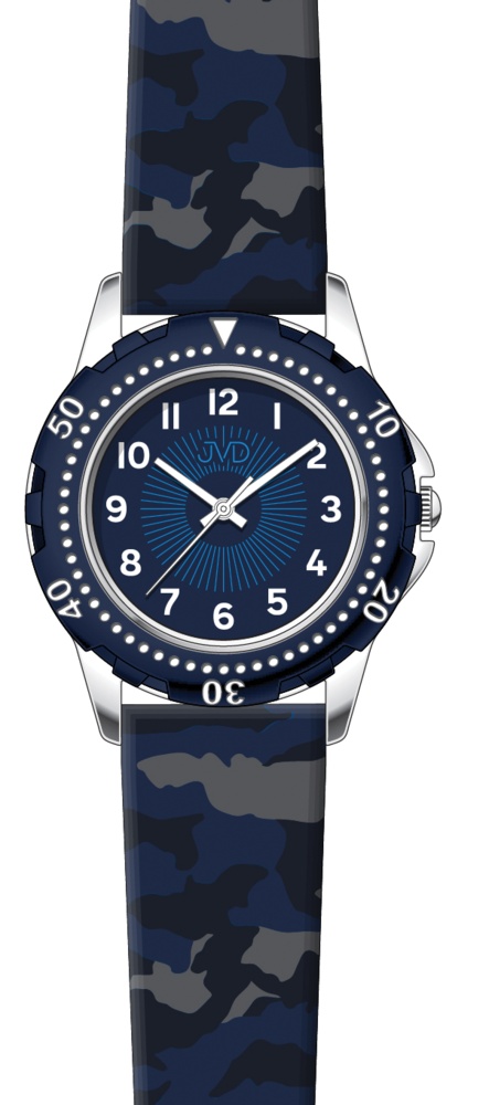 JVD Dětské chlapecké sportovné modré náramkové hodinky JVD J7214.1