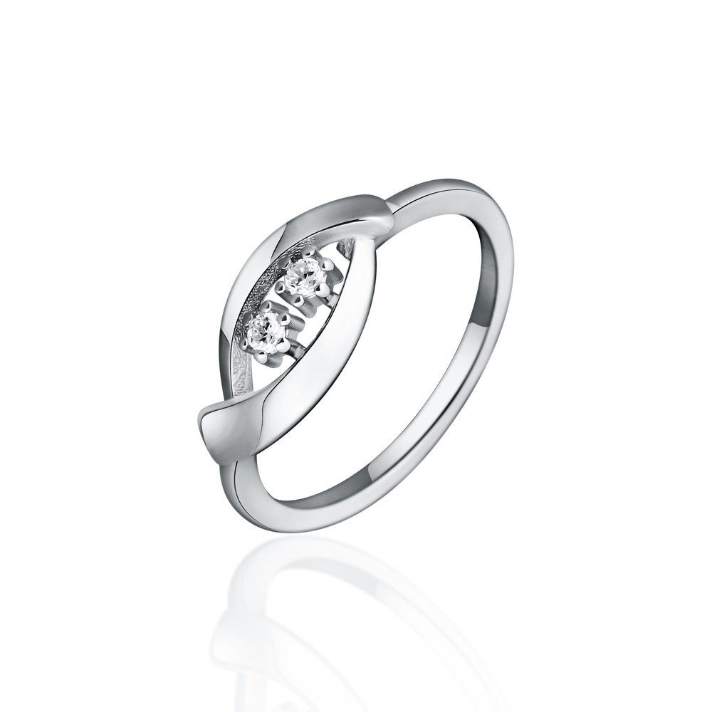 JVD Dámský stříbrný prsten se zirkony SVLR0819XH2BI54