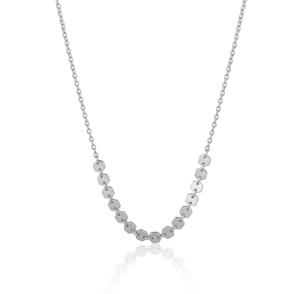 JVD Dámský stříbrný náhrdelník SVLN0702S750045