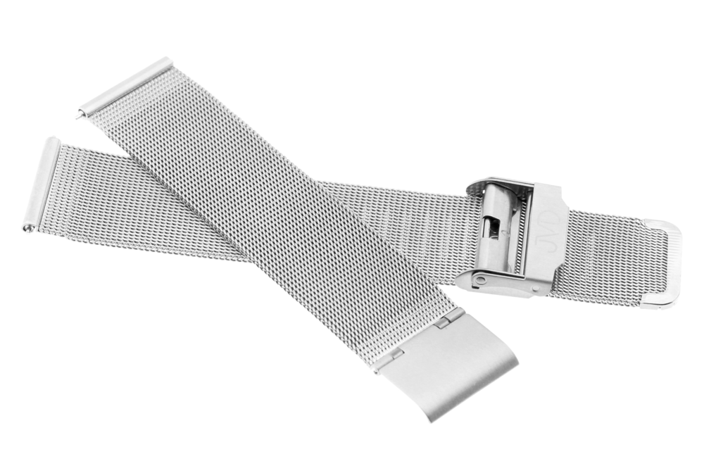 JVD Unisex kovový stříbrný řemínek na hodinky RAC-06S