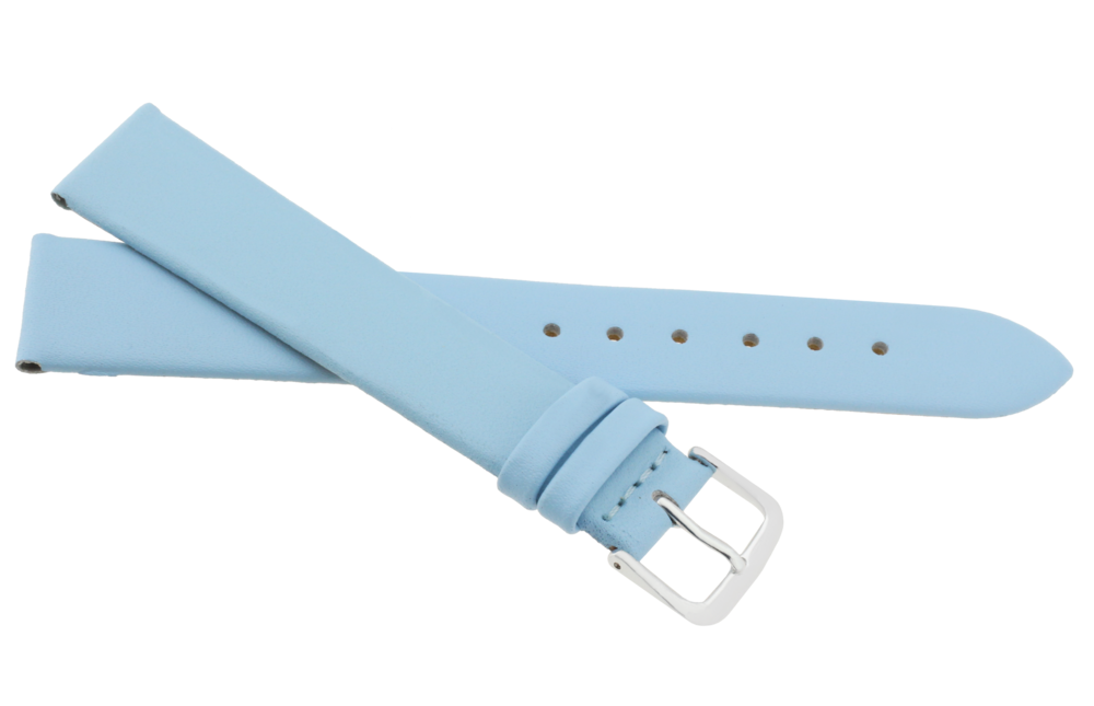 JVD Modrý kožený unisex řemínek na hodinky R14806/10