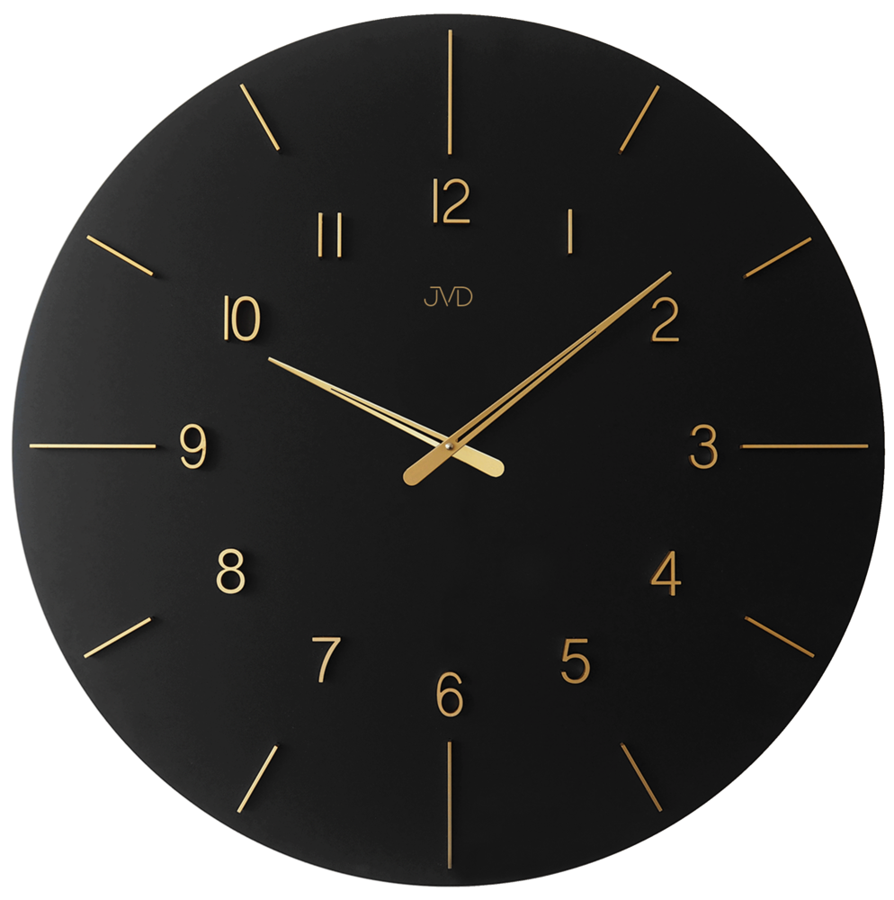 JVD Obrovské designové dřevěné nástěnné hodiny průměr 70cm JVD HC701.2