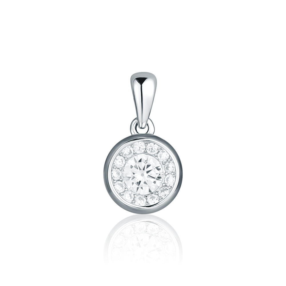 JVD Dámský stříbrný přívěsek se zirkony SVLP0861XE9BI00