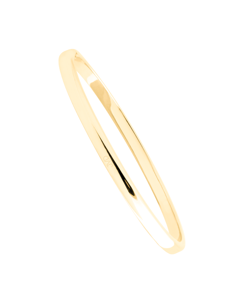 JVD Dámský ocelový pozlacený pevný náramek JGB5G