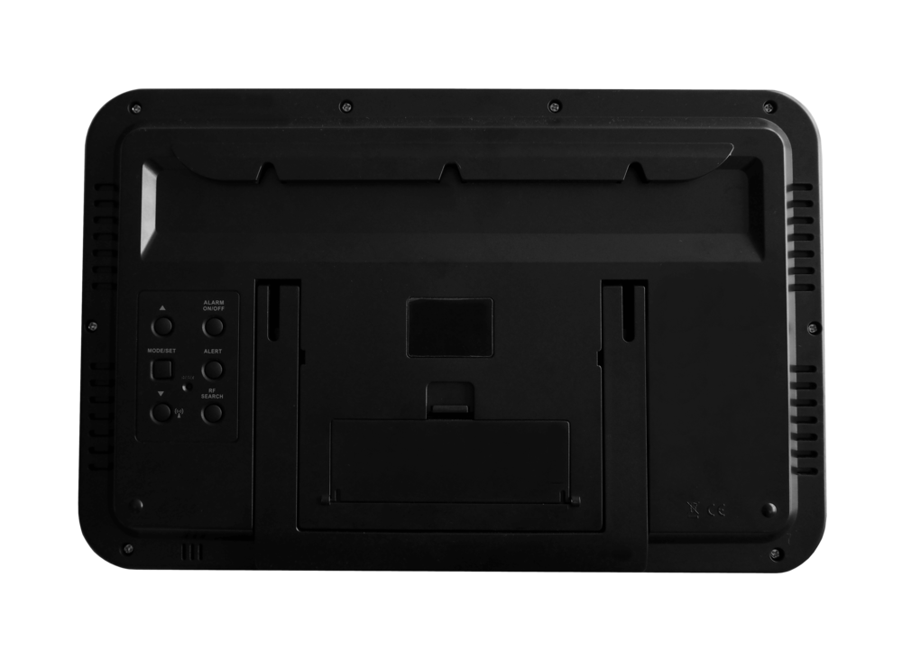 JVD Černé obrovské rádiem řízené hodiny JVD RB9385