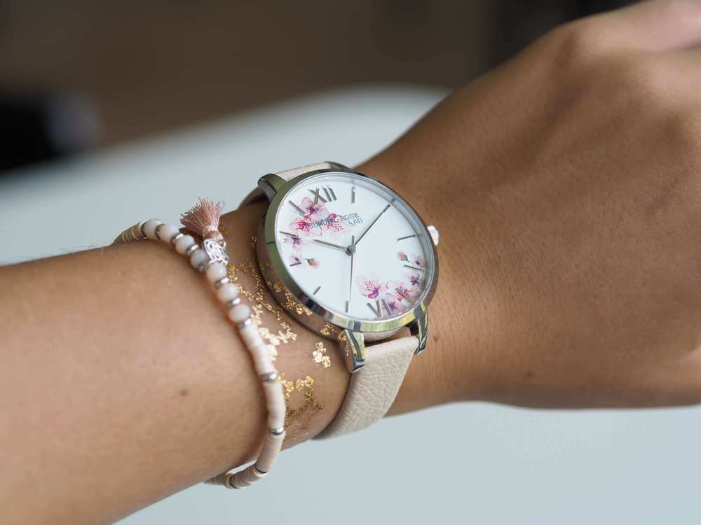 SUNDAY ROSE Dámské elegantní designové hodinky Spirit WATERCOLOR SUN-S02