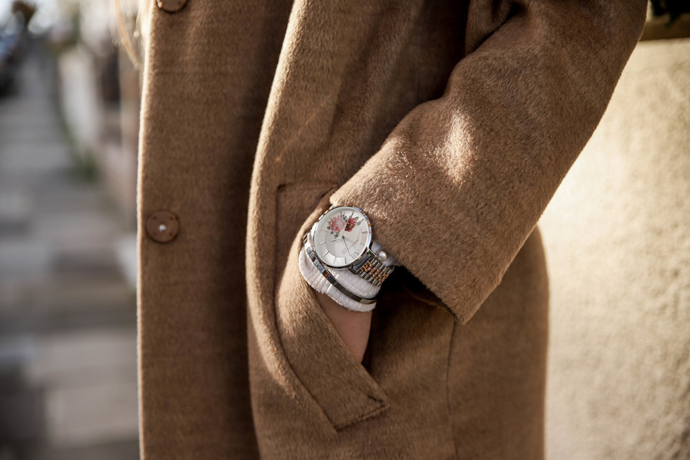 JVD Dámské elegantní náramkové hodinky SUNDAY ROSE Spirit BICOLOR SUN-S12