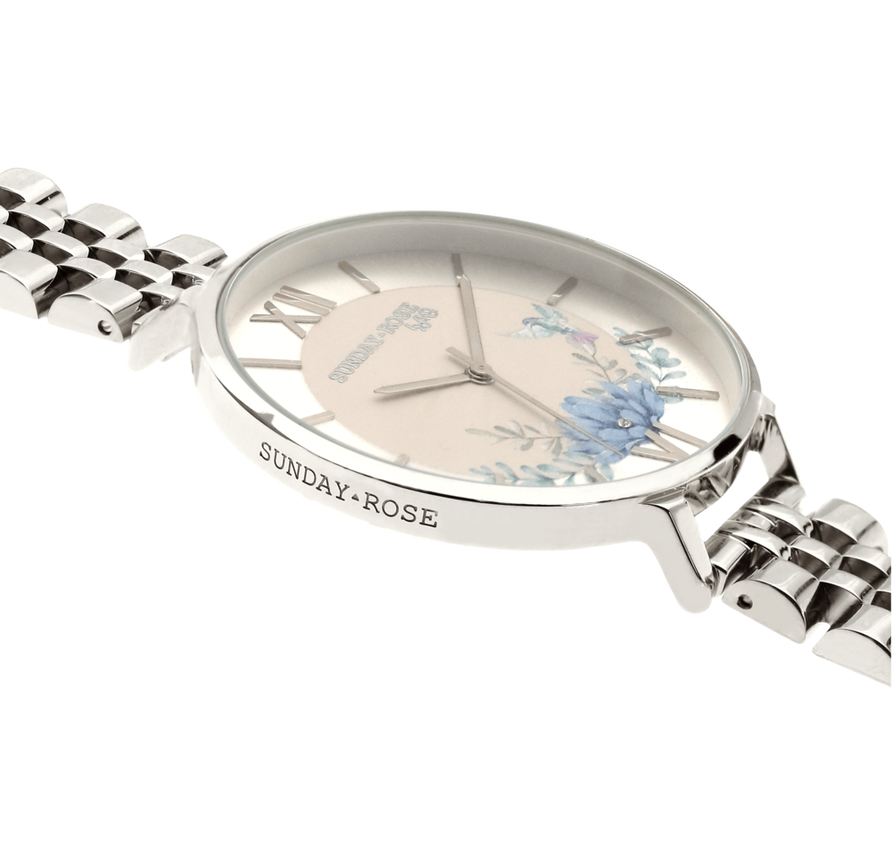 SUNDAY ROSE Dámské luxusní designové hodinky SUNDAY ROSE Spirit AZURE SUN-S16