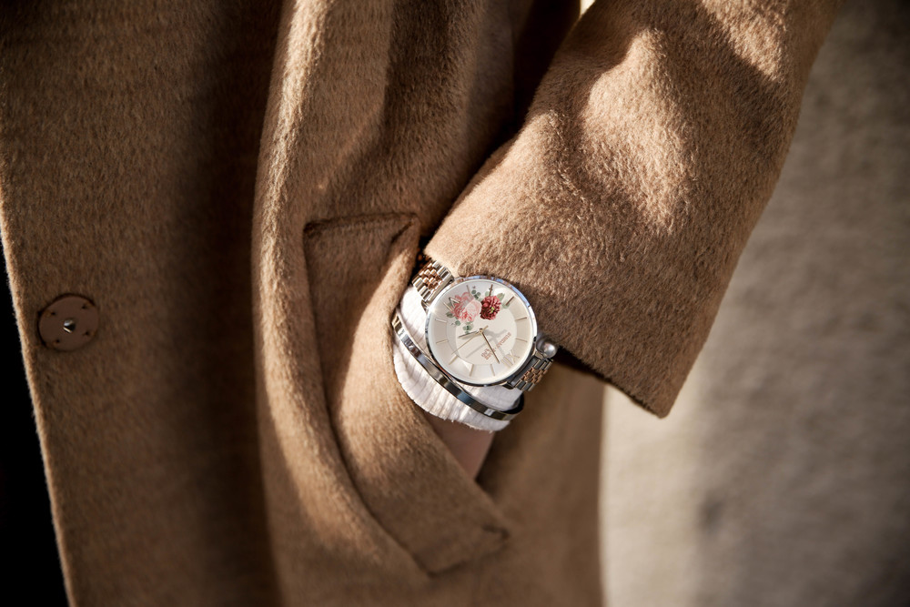 JVD Dámské elegantní náramkové hodinky SUNDAY ROSE Spirit BICOLOR SUN-S12