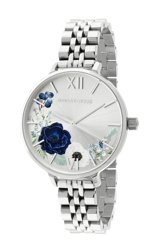 SUNDAY ROSE Dámské luxusní designové hodinky SUNDAY ROSE SUN-S24