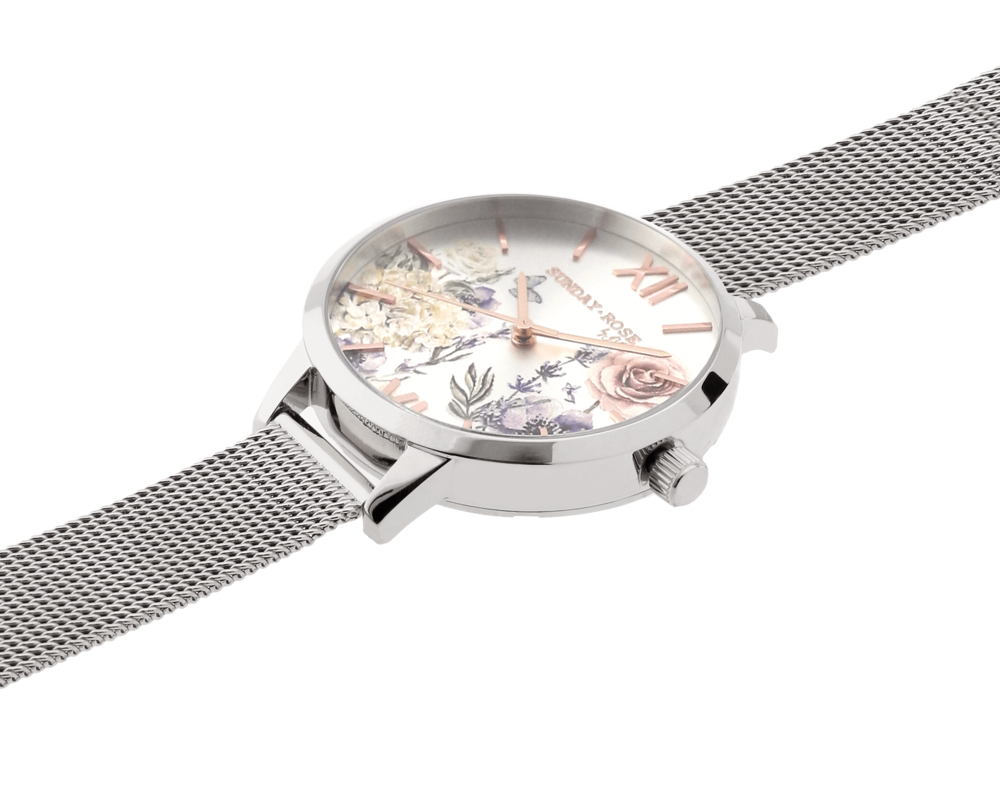 SUNDAY ROSE Dámské elegantní designové hodinky Fashion ANCIENT GARDEN SUN-F01