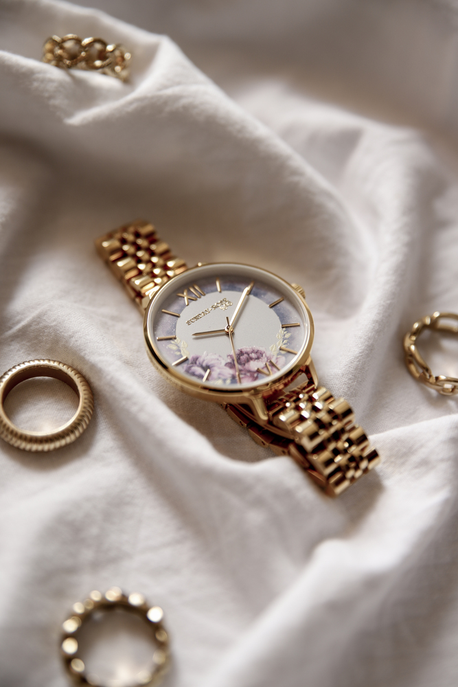 SUNDAY ROSE Dámské designové hodinky SUNDAY ROSE Enchanted Midnight Sky SUN-E05