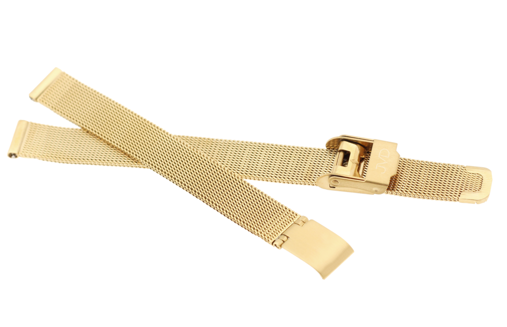 JVD Dámský zlatý kovový řemínek na hodinky JVD Touches RJ-TS5GM