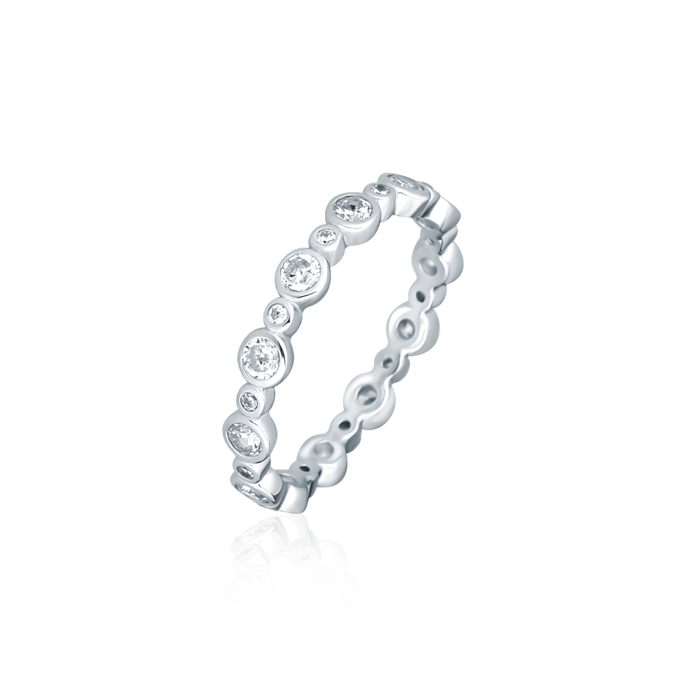 JVD Dámský stříbrný prsten se zirkony SVLR1019XH2BI56