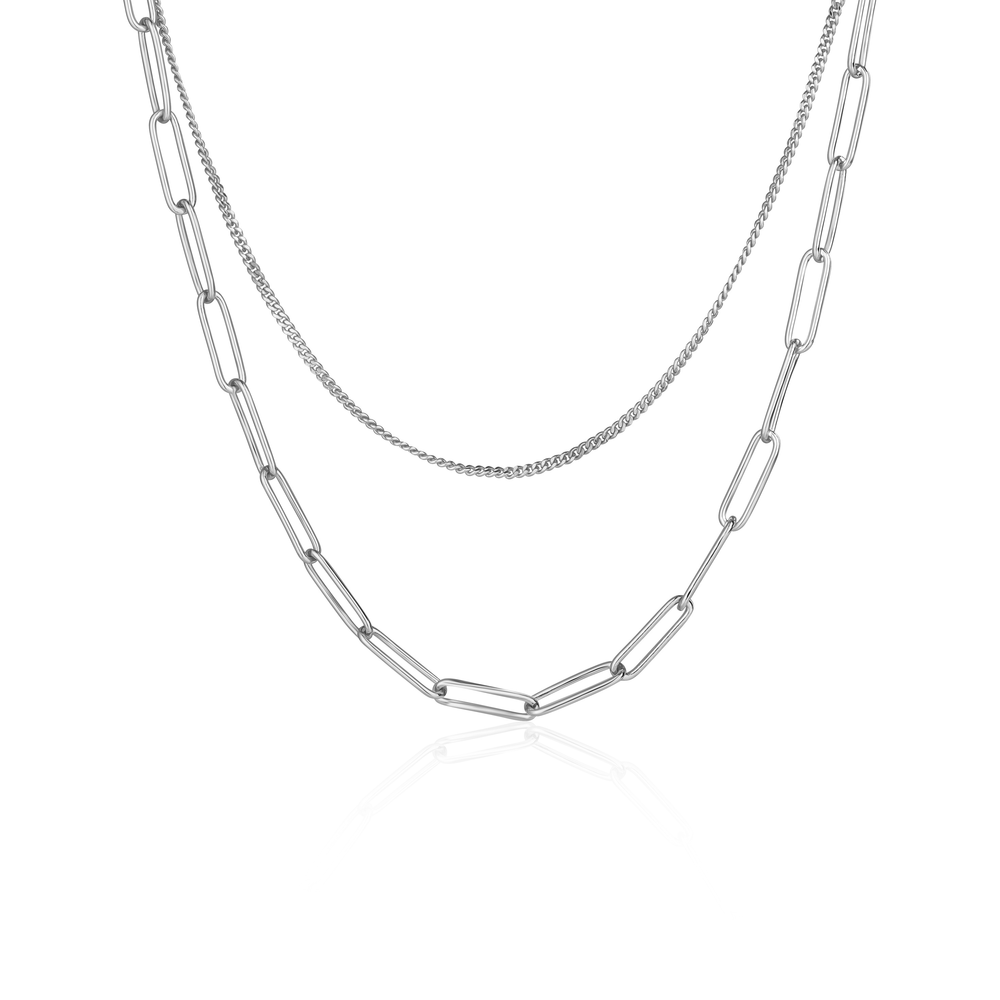 JVD Dámský stříbrný náhrdelník SVLN0726SH20045