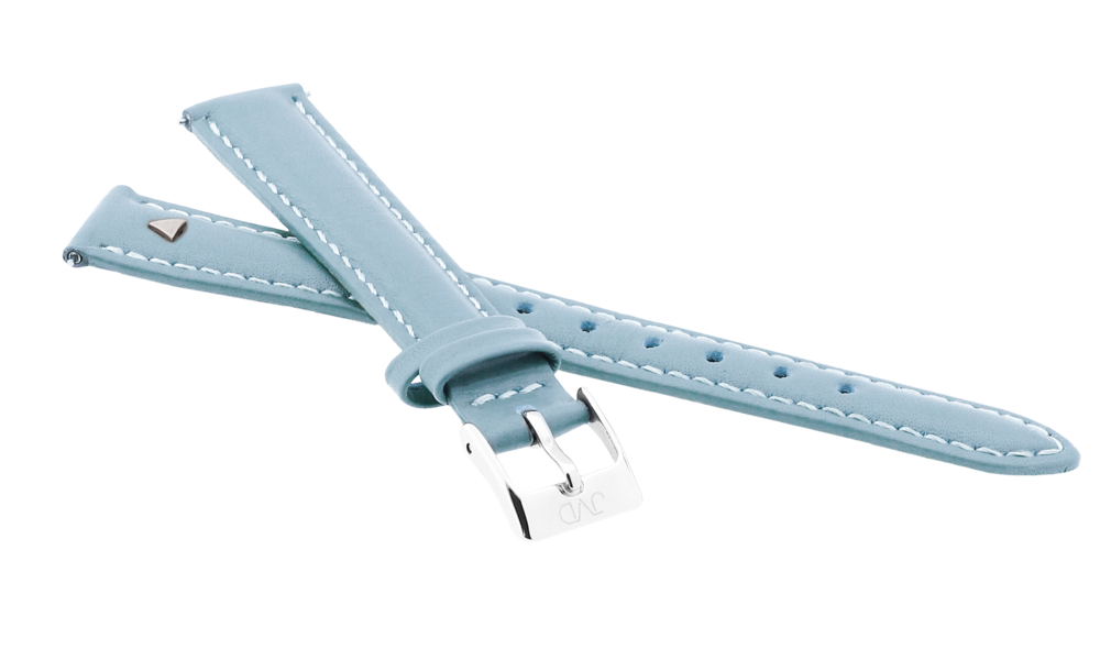 JVD Dámský modrý kožený řemínek na hodinky SUNDAY ROSE RSUN-E12