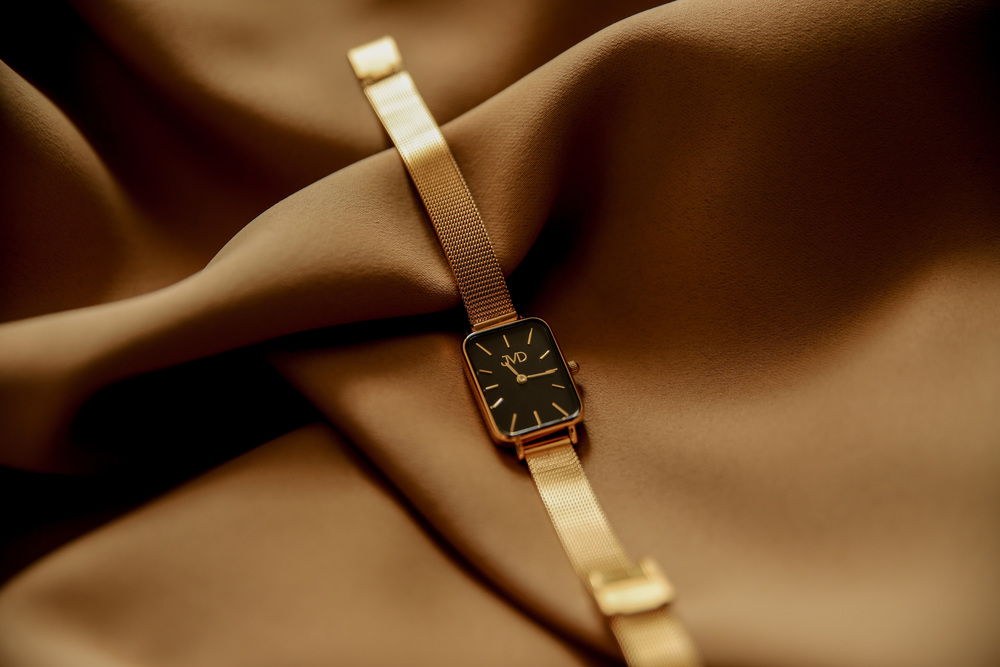 JVD Luxusní dámské elegantní nerezové ocelové zlacené hodinky JVD J-TS57