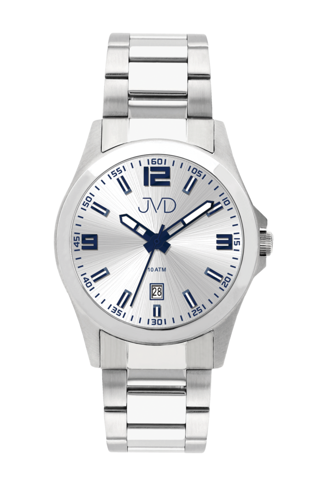 JVD Odolné vodotěsné náramkové pánské hodinky JVD steel J1041.50 10ATM