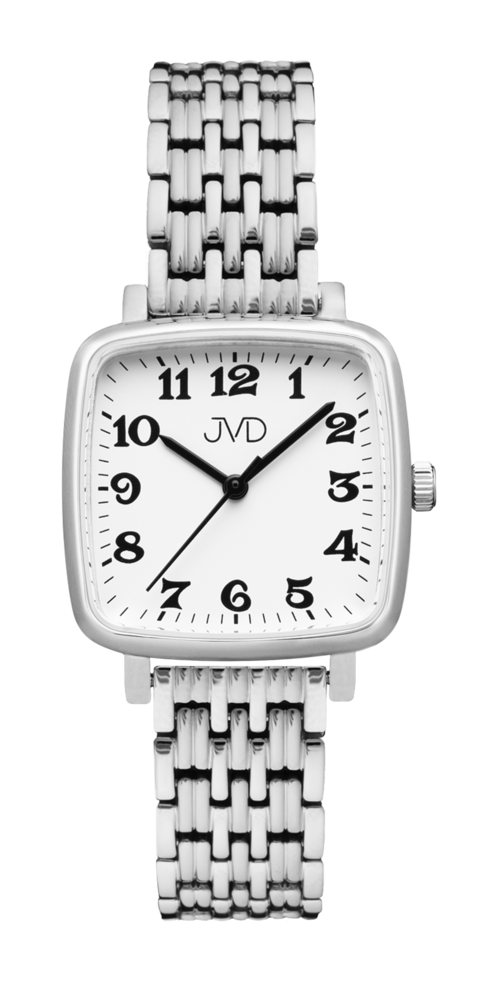 JVD Dámské náramkové ocelové hranaté hodinky JVD J4196.1