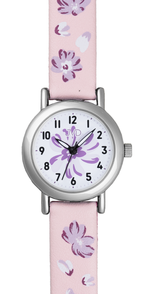 JVD Dětské náramkové dívčí krémové hodinky JVD J7226.1